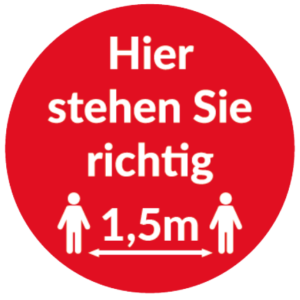 fußbodenaufkleber motiv 2 sicherheitsaufkleber abstand halten motiv 2 von büroland
