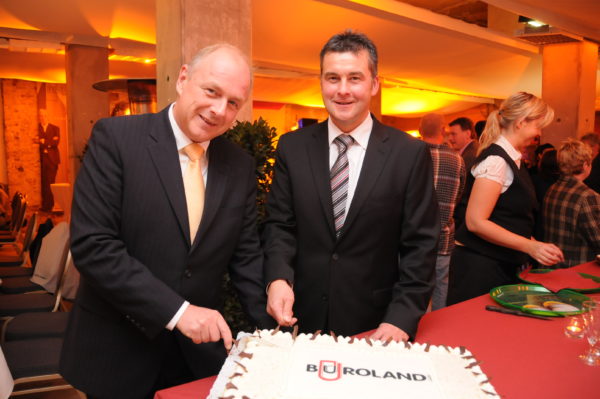 20 Jahre Büroland Jörg Gerhardt und Uwe Thuß 20 Jahre Büroland Feier