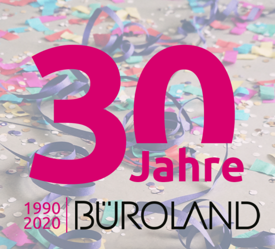 Büroland feiert 30 Jahre